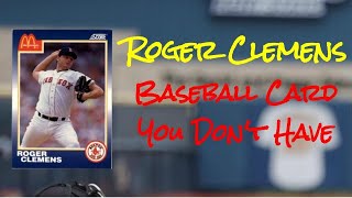 The Roger Clemens Baseball Card from 1990 that You Don't Have
