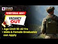 Territorial Army New Vacancy Out | Age Limit 18-42 Yrs | Male & Female Graduates can Apply | TA