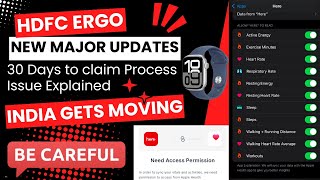 New Issue’s Major updates in Policy HDFC ERGO India Gets Moving | 30 Days to claim process Explained