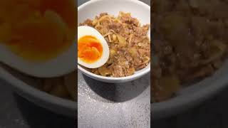 これ食って10kg痩せた。とりあえずこれ作って食っとけ。オートミール肉味噌丼！