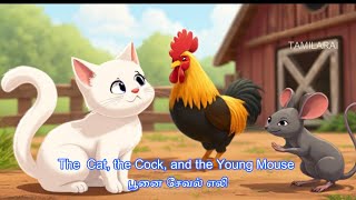 The  Cat, the Cock, and the Young Mouse –  பூனை சேவல் எலி கதை - Stories for kids in Tamil