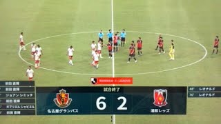 【ハイライト】名古屋グランパス vs 浦和レッズ【前半だけで圧巻ハットの前田直輝!】J1リーグ8月8日