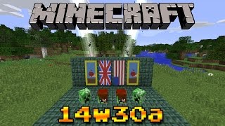 Minecraft 1.8 Snapshot: 14w30a [BANNERS, Mob Heads In Survival and MORE!