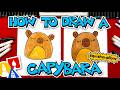 How To Draw Capybara Squishmallow