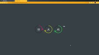 Digital Clock Using Html Css and Java Source Code in Description