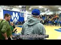 colonel crawford @ wynford boys hoops throwback night at w.r donnenwirth gymnasium