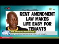 RENT AMENDMENT LAW MAKES LIFE EASY FOR TENANTS