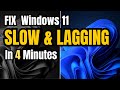 How To Fix Windows 11 Lagging and Slow Problem [Quick Fix] 2026