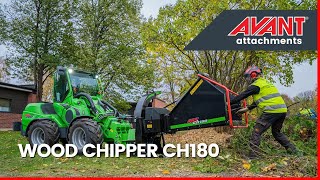 Avant attachments: Wood chipper CH180