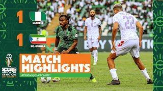 HIGHLIGHTS | Nigeria 🆚 Equatorial Guinea  #TotalEnergiesAFCON2023 - MD1 Group A