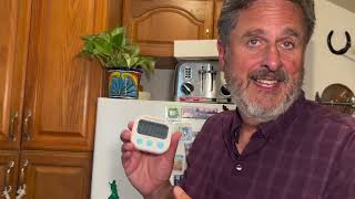Wrenwane Digital Kitchen Timer, Big Digits, Loud Alarm, Magnetic Backing, Stand, White Review