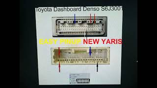 2023 TOYOTA YARIS COROLLA CAMRY RAV4 \u0026 HIGHLANDER S6J LOCKED MCU Cluster Mileage Correction  Lower