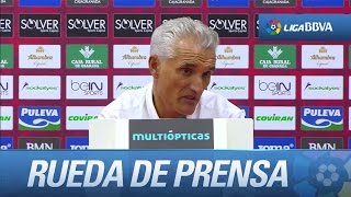 Rueda de prensa de Rubén Uría tras el Granada CF (1-3) Villarreal CF