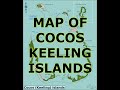 MAP OF COCOS KEELING ISLANDS