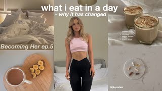 why what i eat in a day has changed | Becoming Her Ep.5