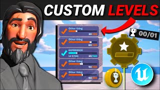 New CUSTOM LEVELING/STATS in Fortnite Creative/UEFN! (Statistic Devices Part 1)