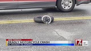 Motorcyclist dead after crash on NC Highway 98 in Durham, police say