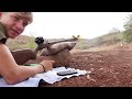 long range slingshot rifle shooting 50 yds