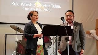 Kuki worship service Chuch USA Pastor,Hegin Haokip n wife Solo