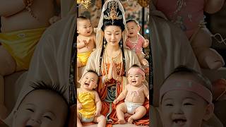 送子觀音多子多福#观世音菩萨 #福報 #见者好运 #cute #baby #guanyin #财运 #佛教 #佛禅 #健康 #love #motivation #buddha #shorts #智慧