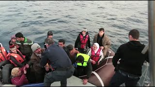 Greek National Coast Guard Rescues over 100 Refugees during Routine Patrol