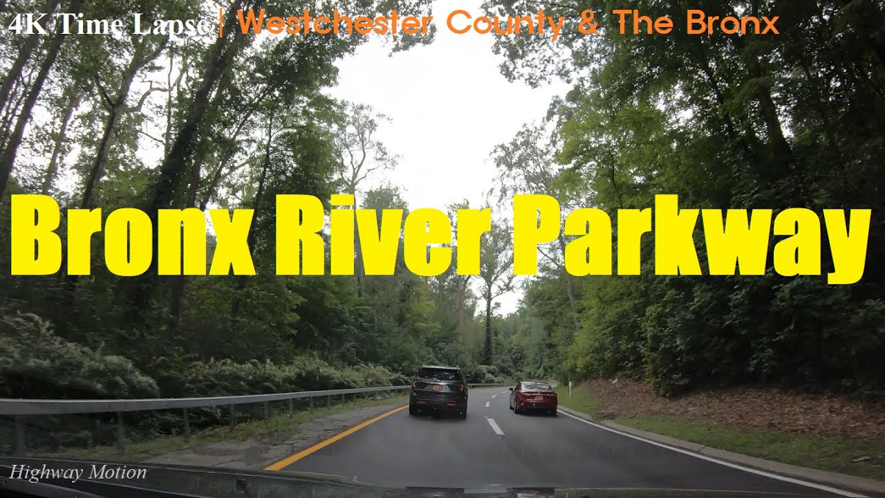 4K Time Lapse - Bronx River Parkway - New York - YouTube