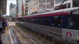 【輕鐵即將開通35週年】港鐵輕鐵（路綫761P）第三期列車（1099 + 1102）駛離大棠路站二台