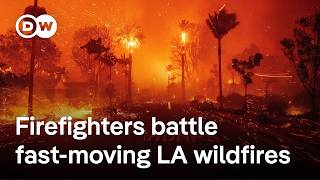 Wildfires burn through Los Angeles' upper-class Pacific Palisades enclave | DW News