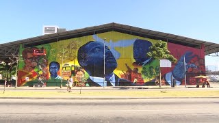 Rio mural honours Black history in US and Brazil