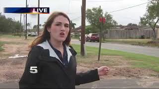 Investigators at Scene of 49-Year-Old Elsa Woman's Murder