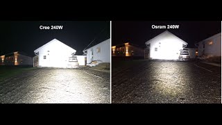 LED Bar Review: Cree 24x10W vs Osram 48x5W (240W)