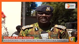 Washukiwa wasaba wa uhalifu wakamatwa Nakuru huku silaha kadhaa zikipatikana na polisi