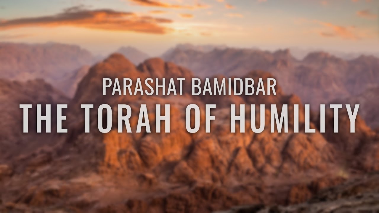 Parashat Bamidbar 5782: The Torah Of Humility - YouTube