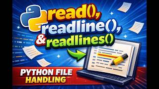 Python File Handling Explained | read(), readline() & readlines() in Python Part-2 #30