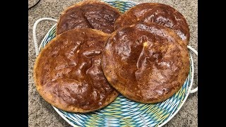 طريقة تحضير كبانة الذرة الصفراء  (الشام) kobanah how to make Yemeni cornmeal bread