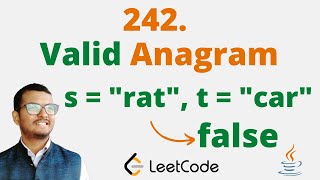 242. Valid Anagram || Java || Leetcode || Hindi