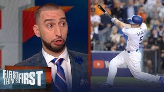 Nick Wright, Cris Carter talk Dodgers, Astros ahead of Game 7 of World Series | FIRST THINGS FIRST