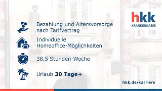 Ihr neuer Arbeitgeber qualifiziert Sie weiter - werden Sie Krankengeldexperte bei der hkk!