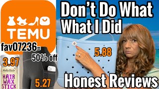 TEMU Haul FUN Finds For VACATION | Honest Reviews | NEW APP 50% off fav07236