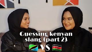 DO TANZANIAN KNOW KENYAN SLANG (SHENG) PART 2 /KENYAN SWAHILI VS TANZANIANS