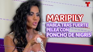 Maripily reacciona tras encontronazo con Poncho de Nigris | Telemundo Entretenimiento