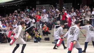 帯屋町筋　原宿元氣祭スーパーよさこい　奉納演舞　2014年8月23日