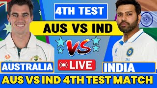 India vs Australia today 4th test live match \u0026 Hindi commentary ind vs aus live match