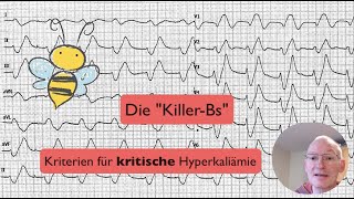 EKG-Quickie: Achtung bei Killer-Bs! 🐝 (oder: Gefährliche Hyperkaliämie rasch im EKG erkennen)