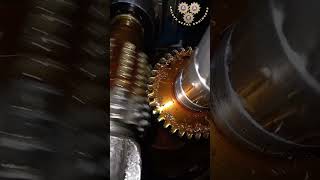 2 Module Helical Gear Cutting. #shortsfeed #shortsvideo #cnc #reels #shortsviral #shorts