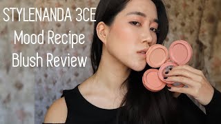 STYLENANDA 3CE Mood Recipe Blush Review | Swatches | Demo