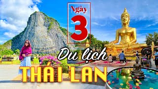 🇹🇭 Đảo Coral, Núi tượng Phật dát 999 Kg vàng, Trung tâm đá quý | Du lịch Thái Lan 5N4D - Ngày #3