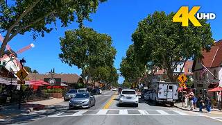 Solvang California 4K Driving Tour | California's Enchanting Danish Village