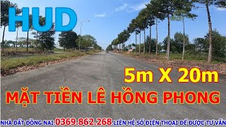 Bán lô đất đẹp mặt tiền đường LÊ HỒNG PHONG ở dự án HUD - Nhà Đất Nhơn Trạch Đồng Nai