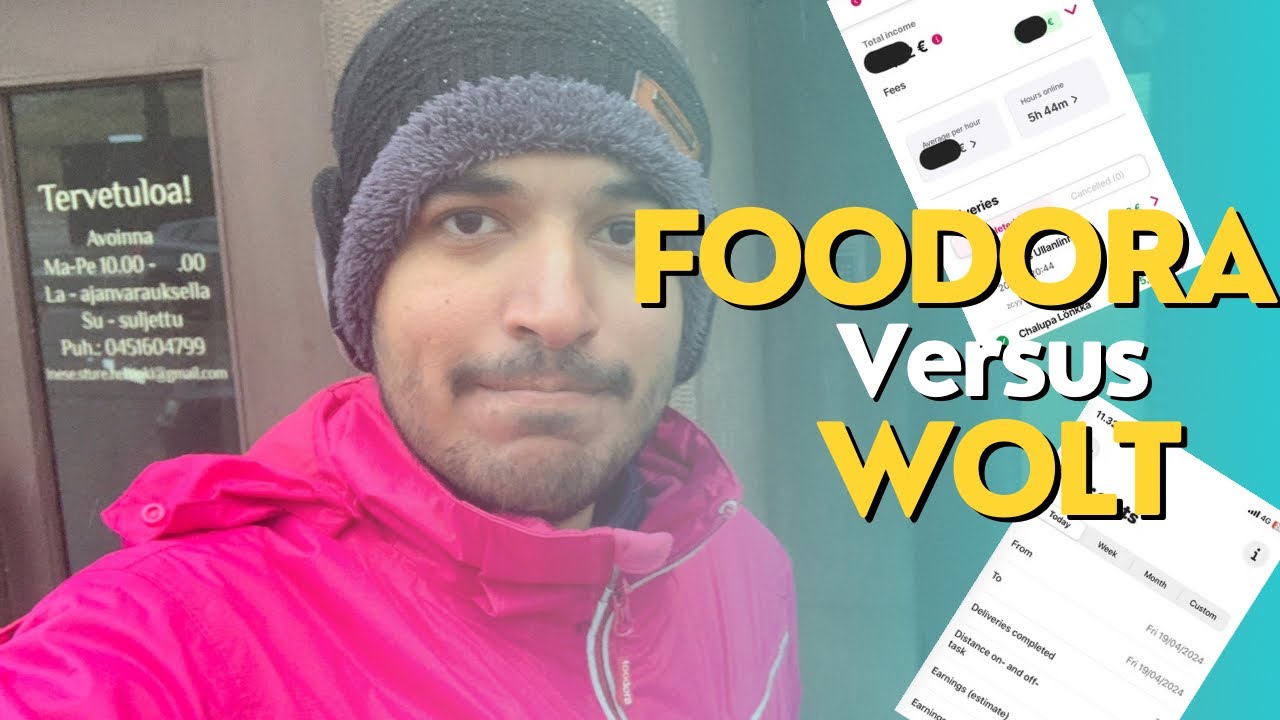 A Day With Foodora Delivery- Foodora Earnings Versus Wolt Earnings # ...